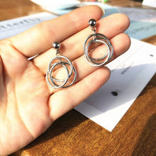 Load image into Gallery viewer, Three Rings Earrings