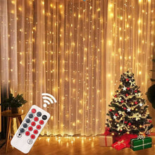 Load image into Gallery viewer, Christmas Curtain Lights