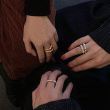 Load image into Gallery viewer, 17mm Irregular Twisted Rings