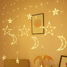 Load image into Gallery viewer, Twinkle Star/Moon Fairy Light Decoration