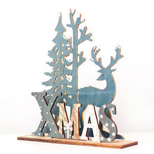 Load image into Gallery viewer, Black Friday gift  : New Year Xmas Elk Wood Craft Christmas