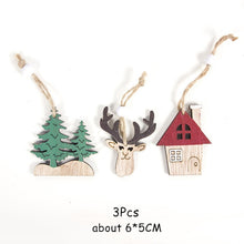 Load image into Gallery viewer, Black Friday gift  : New Year Xmas Elk Wood Craft Christmas