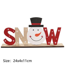 Load image into Gallery viewer, Black Friday gift  : New Year Xmas Elk Wood Craft Christmas