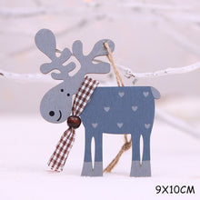 Load image into Gallery viewer, Black Friday gift  : New Year Xmas Elk Wood Craft Christmas