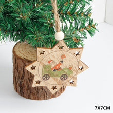 Load image into Gallery viewer, Black Friday gift  : New Year Xmas Elk Wood Craft Christmas