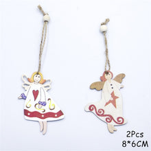 Load image into Gallery viewer, Black Friday gift  : New Year Xmas Elk Wood Craft Christmas