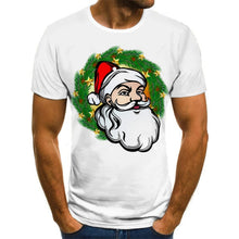 Load image into Gallery viewer, 2021 New Year's Clothing Christmas T-shirt Santa's Latest Men's and Women's 3D T Shirt