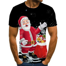 Load image into Gallery viewer, 2021 New Year's Clothing Christmas T-shirt Santa's Latest Men's and Women's 3D T Shirt