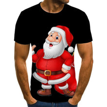 Load image into Gallery viewer, 2021 New Year's Clothing Christmas T-shirt Santa's Latest Men's and Women's 3D T Shirt