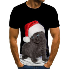 Load image into Gallery viewer, 2021 New Year's Clothing Christmas T-shirt Santa's Latest Men's and Women's 3D T Shirt