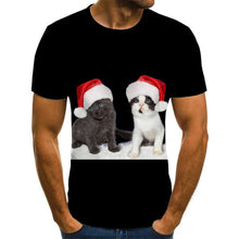 Load image into Gallery viewer, 2021 New Year's Clothing Christmas T-shirt Santa's Latest Men's and Women's 3D T Shirt