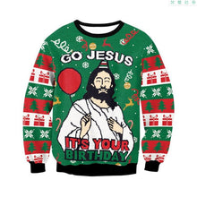 Load image into Gallery viewer, Men Women Ugly Christmas Sweaters Jumpers Tops Happy Birthday Jesus