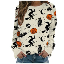 Load image into Gallery viewer, Women Hoodies Pumpkin Lantern Printing Halloween Fashion Sweatshirt