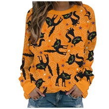 Load image into Gallery viewer, Women Hoodies Pumpkin Lantern Printing Halloween Fashion Sweatshirt