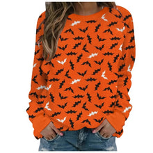 Load image into Gallery viewer, Women Hoodies Pumpkin Lantern Printing Halloween Fashion Sweatshirt