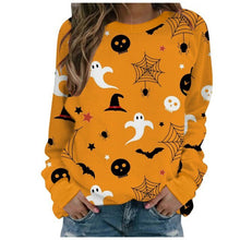 Load image into Gallery viewer, Women Hoodies Pumpkin Lantern Printing Halloween Fashion Sweatshirt