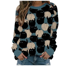 Load image into Gallery viewer, Women Hoodies Pumpkin Lantern Printing Halloween Fashion Sweatshirt