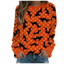 Load image into Gallery viewer, Women Hoodies Pumpkin Lantern Printing Halloween Fashion Sweatshirt