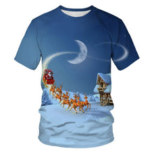 Load image into Gallery viewer, Men's Christmas Printed T-Shirt, Large Fashion Breathable T-Shirt