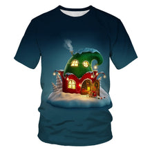 Load image into Gallery viewer, Men's Christmas Printed T-Shirt, Large Fashion Breathable T-Shirt