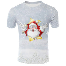 Load image into Gallery viewer, Men's Christmas Printed T-Shirt, Large Fashion Breathable T-Shirt