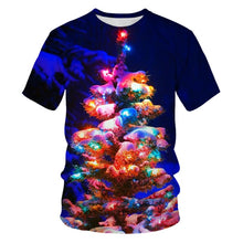 Load image into Gallery viewer, Men's Christmas Printed T-Shirt, Large Fashion Breathable T-Shirt