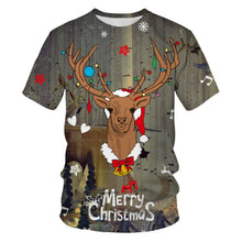 Load image into Gallery viewer, Men's Christmas Printed T-Shirt, Large Fashion Breathable T-Shirt