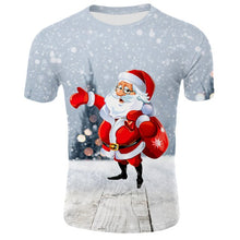 Load image into Gallery viewer, Men's Christmas Printed T-Shirt, Large Fashion Breathable T-Shirt