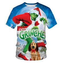 Load image into Gallery viewer, Men's Christmas Printed T-Shirt, Large Fashion Breathable T-Shirt