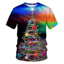 Load image into Gallery viewer, Men's Christmas Printed T-Shirt, Large Fashion Breathable T-Shirt