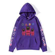 Load image into Gallery viewer, Squid Game Costumes Hoodie Women Warm Fleece