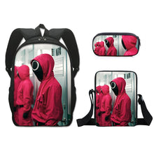 Load image into Gallery viewer, Squid game tutorial bag student schoolbag