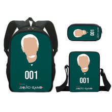 Load image into Gallery viewer, Squid game tutorial bag student schoolbag