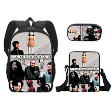 Load image into Gallery viewer, Squid game tutorial bag student schoolbag