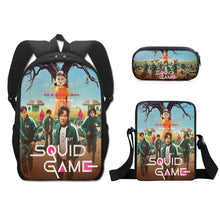 Load image into Gallery viewer, Squid game tutorial bag student schoolbag