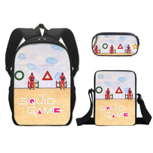 Load image into Gallery viewer, Squid game tutorial bag student schoolbag