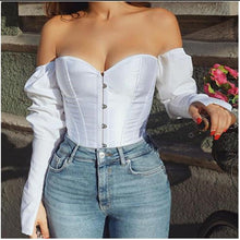 Load image into Gallery viewer, Women Sexy Off Shoulder Shirt  Blouse Lady Girls
