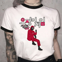 Load image into Gallery viewer, Squid Game Korean Teleplay T-shirt Women
