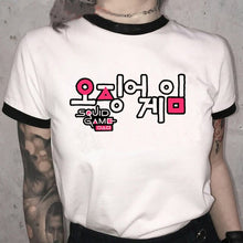 Load image into Gallery viewer, Squid Game Korean Teleplay T-shirt Women
