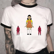 Load image into Gallery viewer, Squid Game Korean Teleplay T-shirt Women
