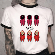 Load image into Gallery viewer, Squid Game Korean Teleplay T-shirt Women
