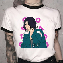 Load image into Gallery viewer, Squid Game Korean Teleplay T-shirt Women
