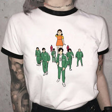 Load image into Gallery viewer, Squid Game Korean Teleplay T-shirt Women
