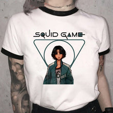 Load image into Gallery viewer, Squid Game Korean Teleplay T-shirt Women
