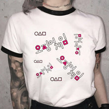 Load image into Gallery viewer, Squid Game Korean Teleplay T-shirt Women
