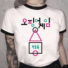 Load image into Gallery viewer, Squid Game Korean Teleplay T-shirt Women
