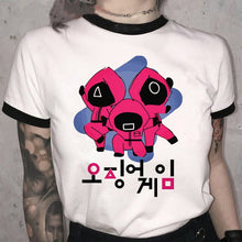 Load image into Gallery viewer, Squid Game Korean Teleplay T-shirt Women
